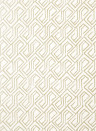 Thibaut Carta da parati Tortona - Metallic Gold/ Cream