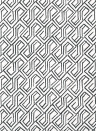 Thibaut Carta da parati Tortona - Black/ White