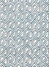 Thibaut Carta da parati Tortona - Navy/ White