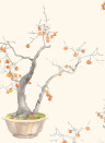 Cole & Son Carta da parati Kaki Persimmon - Ivory/ Bergamot