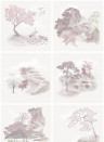 Cole & Son Wallpaper Tile Toile - Pink