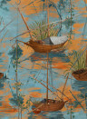 Mindthegap Wallpaper Moored Boats - WP20724