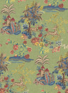 GP & J Baker Tapete Knight's Tale - Spring Green