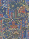 GP & J Baker Wallpaper Front Row - Jewel Blue