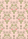 Cole & Son Papier peint Strawberry - Chelsea Pink