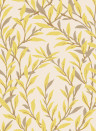 Cole & Son Wallpaper Willow Branch - Citrine & Mocha on Stone