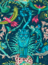 Clarke & Clarke Wallpaper Bosque Dreams - Navy