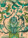 Clarke & Clarke Wallpaper Bosque Dreams - Pink