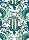 Clarke & Clarke Wallpaper Odyssey Mythos - Olive