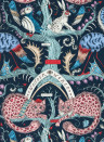 Clarke & Clarke Wallpaper Wonder World - Berry