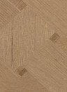 CMO Paris Papier peint Soie Bois Tresse - Miel