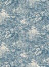 Sandberg Wandbild Forest Toile - Blue