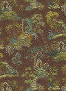 Josephine Munsey Wallpaper Islet Hoping - Brown and Olive
