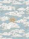 Josephine Munsey Wallpaper Cumulus Sol - Light Blue