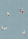 Sandberg Wallpaper Butterflies - Misty Blue