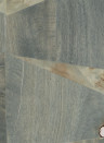 CMO Paris Wallpaper Bois Marbré Écaille - Zinc