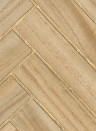 CMO Paris Wallpaper Bois Chevron - Blond Or