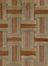 CMO Paris Wallpaper Bambou Bi-Couleur - Fumé Tabac
