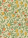 Morris & Co Wallpaper Fruit - Beige/ Gold/ Coral