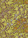 Morris & Co Wallpaper Fruit - Chocolate