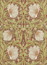 Morris & Co Wallpaper Pimpernel - Brick/ Olive