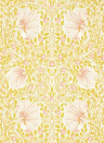 Morris & Co Wallpaper Pimpernel - Sunflower/ Pink