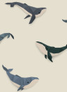 studio ditte Wallpaper Whale / Walvis - Cream / Crème