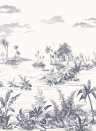 Isidore Leroy Wallpaper Vues d'Orient - Bleu Panel B