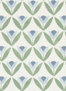 Scion Tapete Tulip Trellis - Coast Blue