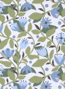 Scion Tapete Dancing Daisies - Cornflower