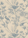 Sandberg Papier peint Celeste - Indigo Blue