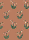 Sandberg Papier peint Lilly - Terracotta
