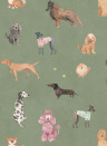 Sandberg Papier peint Taiga and Friends - Green