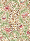 Morris & Co Wallpaper Wild Tulip & Vine - Rose/ Linen