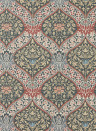 Morris & Co Wallpaper Norbury - Brick/ Teal