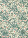 Morris & Co Carta da parati Persian Tulip - Teal