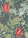 Morris & Co Wallpaper Lent Lily - Indigo/ Madder