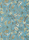 Morris & Co Wallpaper Scrolling Tulip - Woad/ Thyme