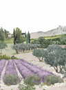 Isidore Leroy Papier peint panoramique Provence - Été Panel B