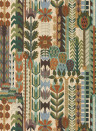 Harlequin Wallpaper Kuparr - Evergreen/ Terracotta
