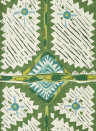 Harlequin Wallpaper Brocha - Forest/ Azul