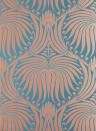 Lotus von Farrow & Ball - Blue/ Copper