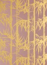 Farrow & Ball Wallpaper Bamboo Pink/ Gold