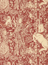 Sanderson Wallpaper Aurelias Grail - Madder/ Parchment