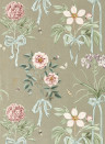 Sanderson Wallpaper Cupids Beau - Florin/ Madder