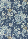 Sanderson Wallpaper Tansy Bloom - Atlantis