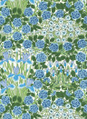 Morris & Co Wallpaper Campanula - Peacock/ Opal