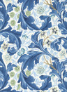 Morris & Co Carta da parati Leicester - Paradise Blue