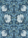 Morris & Co Tapete Pimpernel - Midnight/ Opal