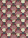 Morris & Co Wallpaper Tulip & Bird - Amaranth/ Blush